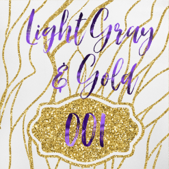 Light Gray and Gold 001