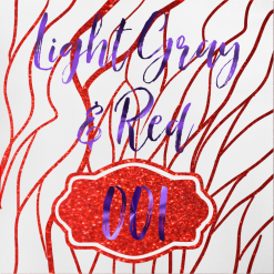 Light Gray and Red 001