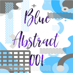 Blue Abstract 001