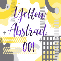 Yellow Abstract 001
